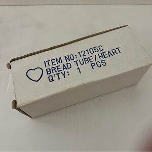 Pampered Chef Valtrompia Bread Tube Heart #12105C